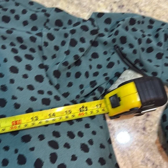 Misguided Women’s Long sleeves leopard print maxi dress Green/black Size Small - Picture 12 of 12